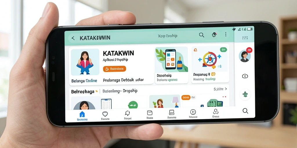 Antarmuka KATAKWIN yang intuitif untuk Dropship.