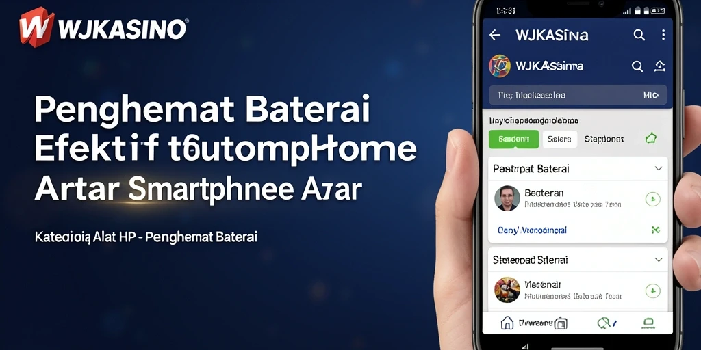 Antarmuka WJKASINO menampilkan fungsi penghemat baterai yang efisien.